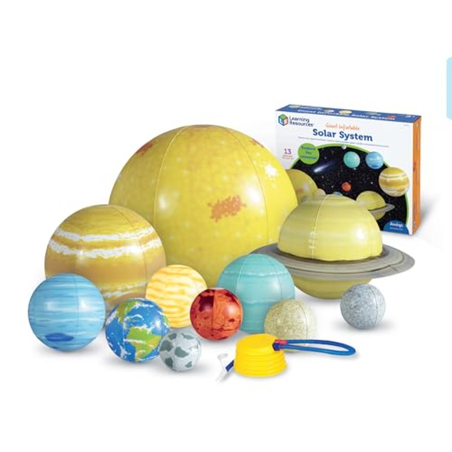 Solar System Model - Classroom STEM project kit: inflatable solar