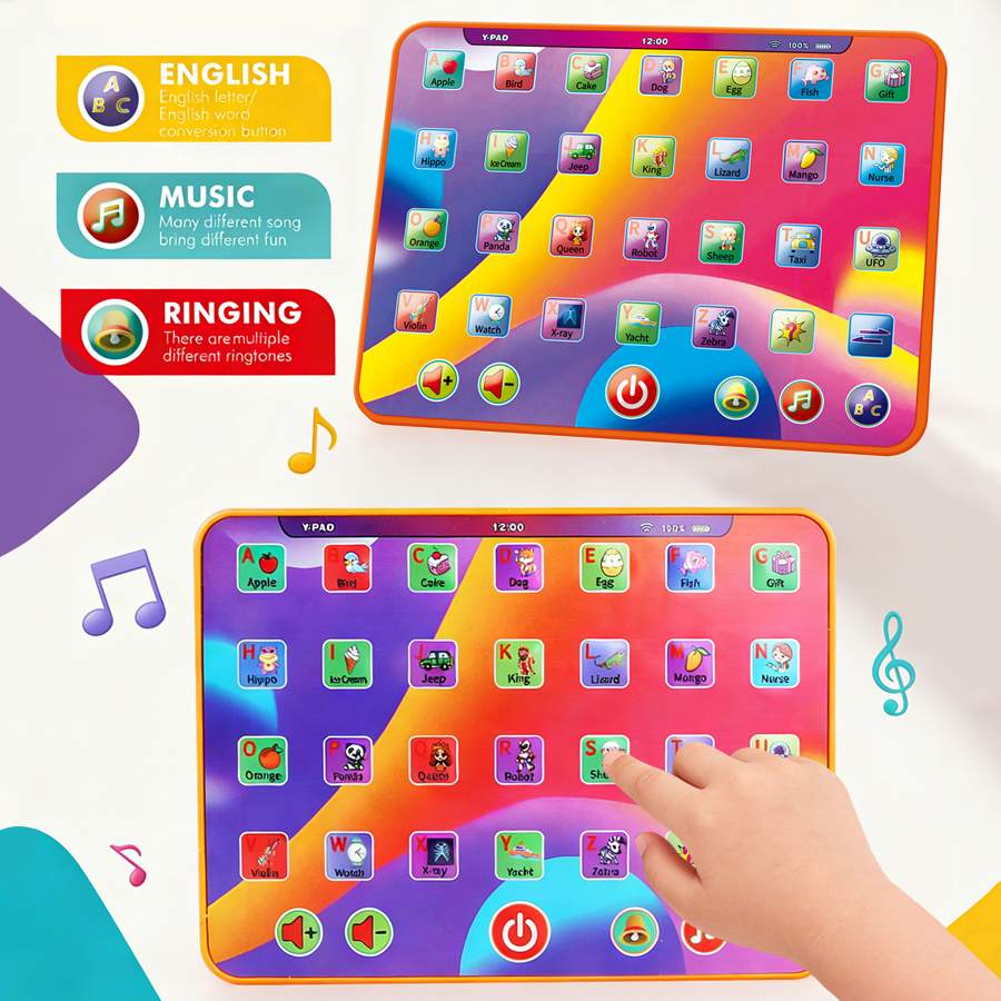 Kids Educational Computer - Alphabet Tablet to Learn Letters, Abc,