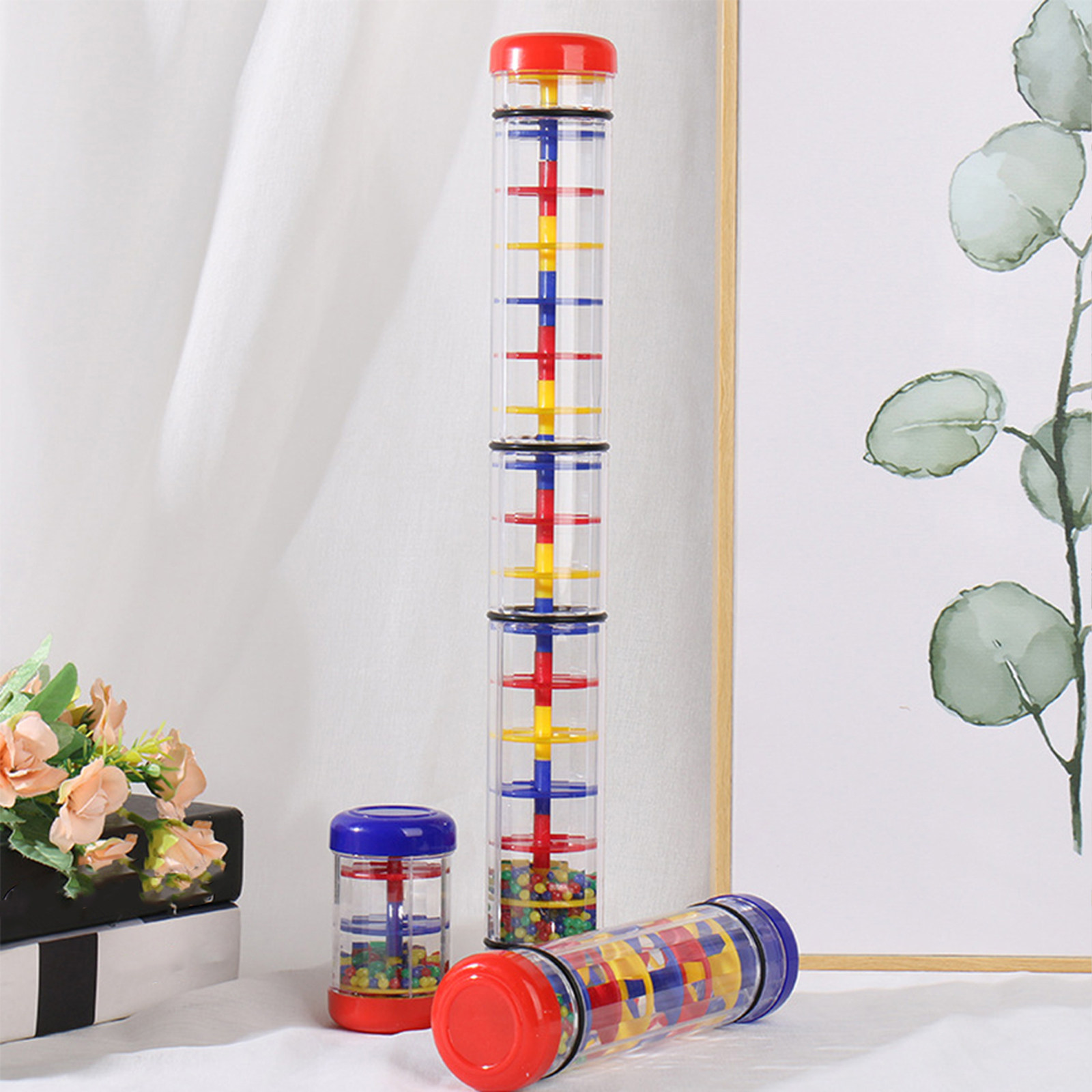 4Pcs Rain Sound Tube Kids Cogn - Kids Education Youtube reseña y precio