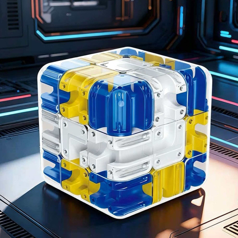 Novelty 3D Rolling Ball Maze C - Brain Teaser Cube reseña y precio