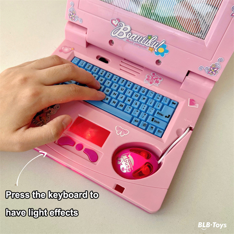 Simulation Laptop Toy Light Mu - Kids Educational Computer reseña y precio