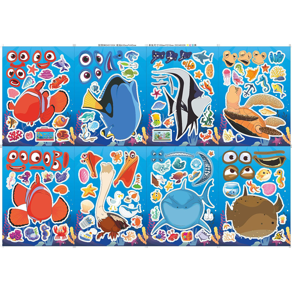 8/16Sheets Disney Finding Nemo - Kids Educational Computer reseña y precio
