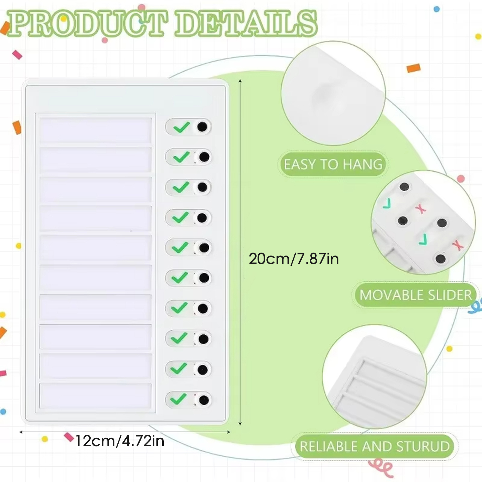 Portable Chore Chart for Kids  - Kids Education Plan reseña y precio