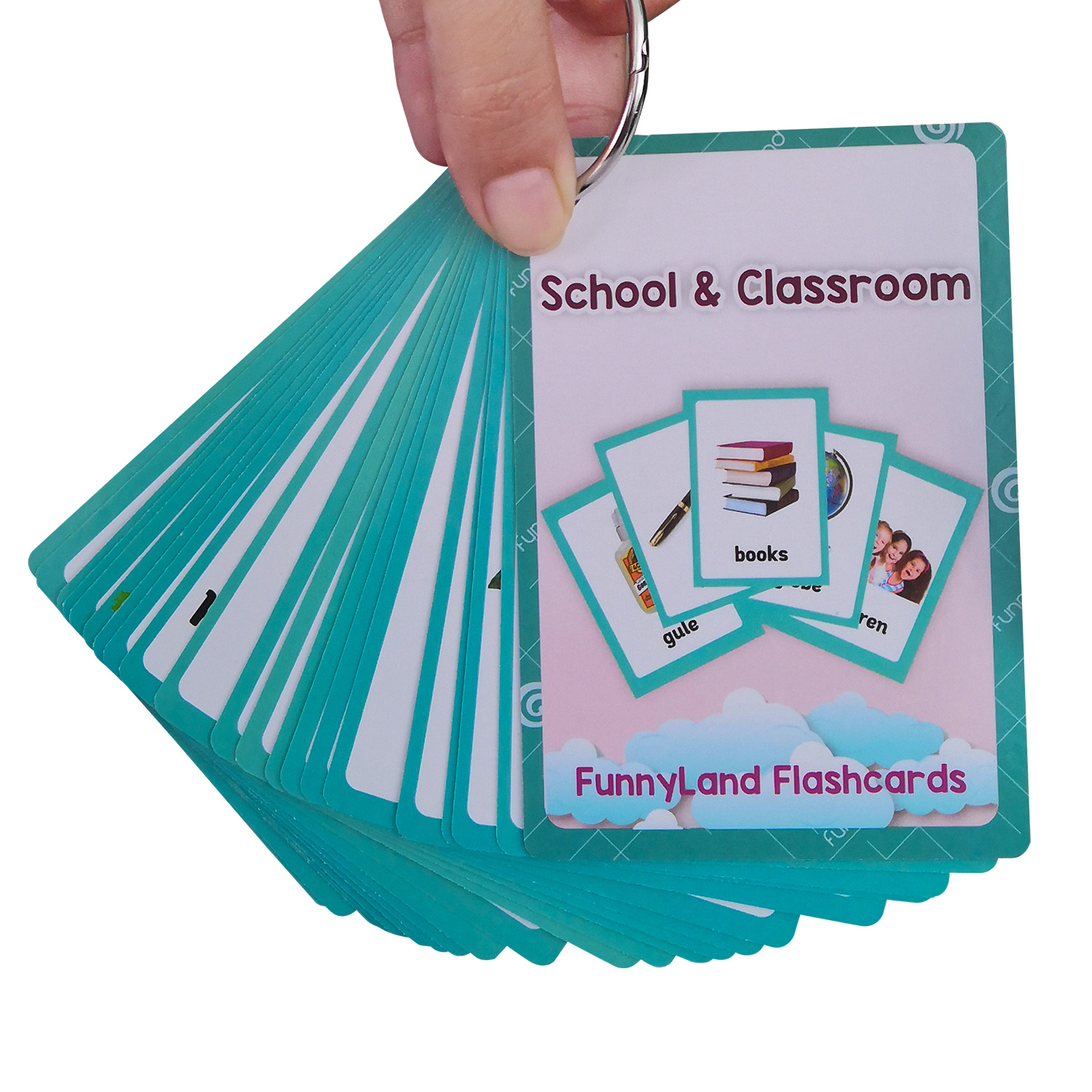 Classroom Stationery Vocabular - Flash Card Alphabet reseña y precio