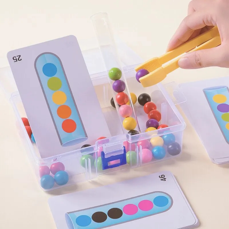 Clip Beads Test Tube Toy Child - Kids Education Youtube reseña y precio