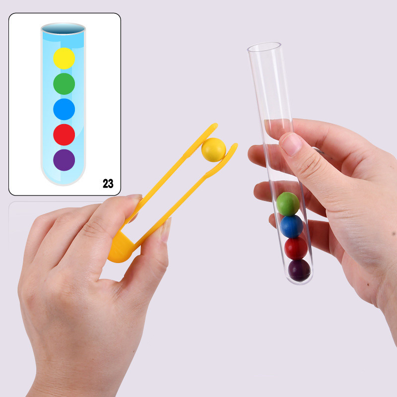 Clip Beads Test Tube Toy Child - Kids Education Youtube reseña y precio