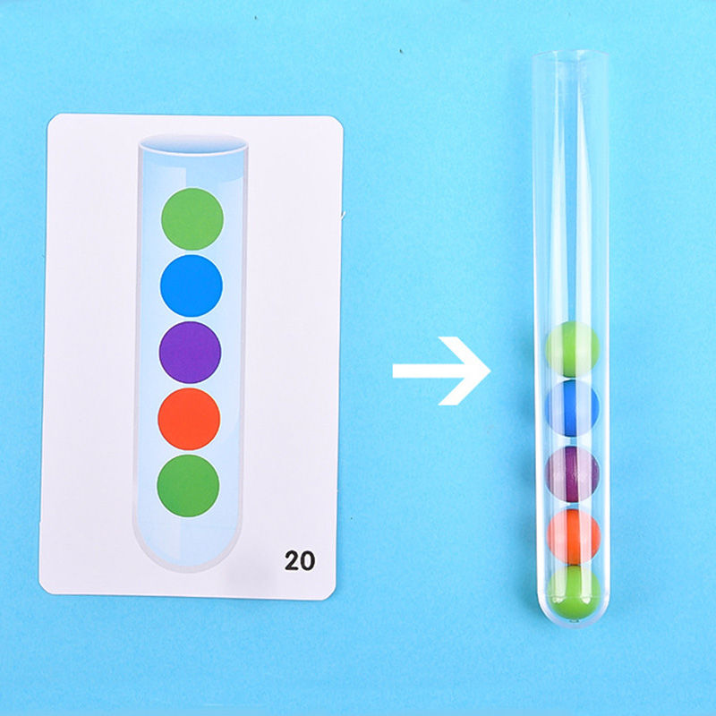 Clip Beads Test Tube Toy Child - Kids Education Youtube reseña y precio