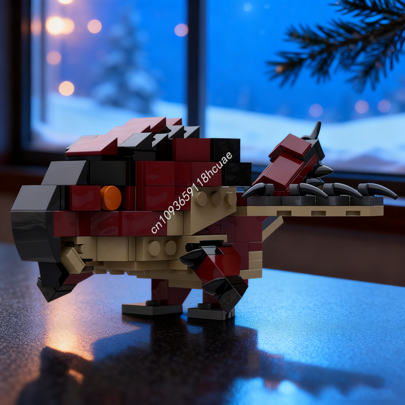 214pcs MOC Rathalos Monster Hu - Kids Hunter Education reseña y precio