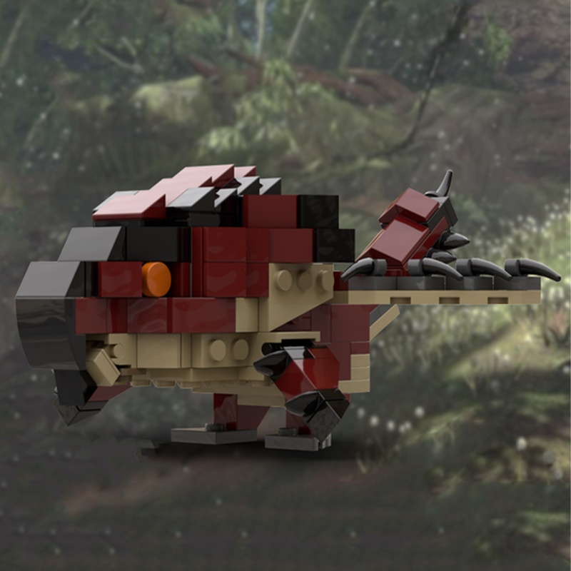 214pcs MOC Rathalos Monster Hu - Kids Hunter Education reseña y precio