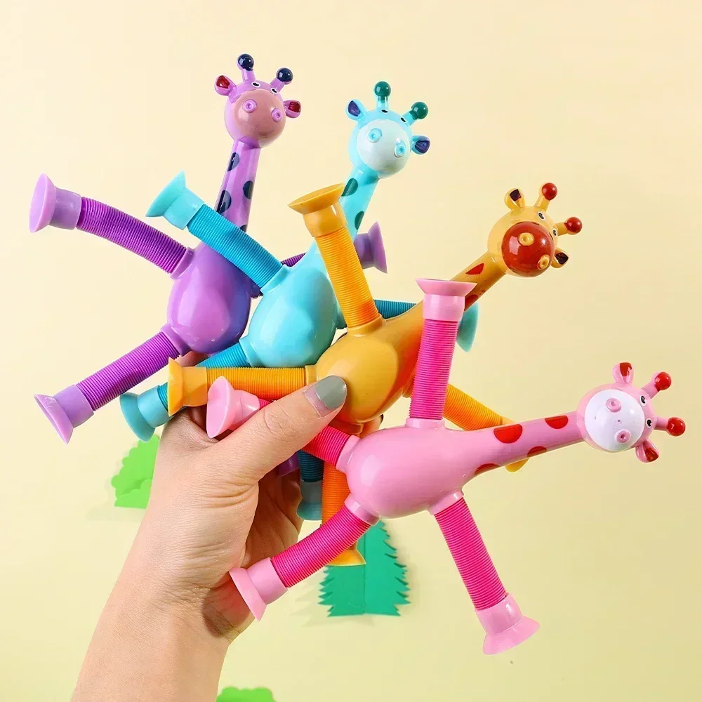 15Pcs Giraffe Pop Tube Suction - Kids Education Youtube reseña y precio