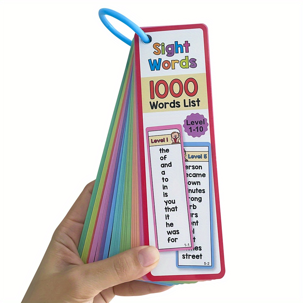 1000 Sight Words List English  - Flash Card Alphabet reseña y precio
