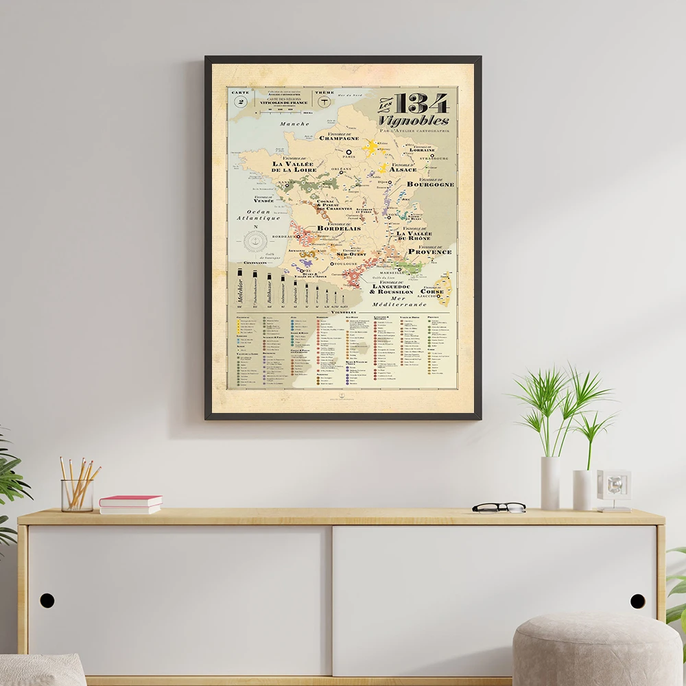 Retro Map Europe City Vines Ma - School Kids Education Quotes reseña y precio
