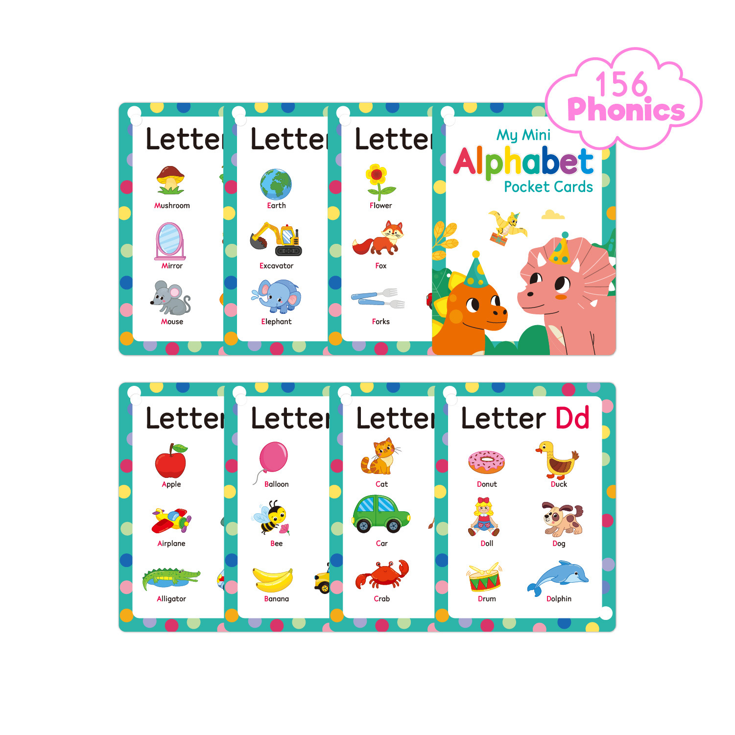 ABC Phonics Flash Cards for Ki - Abc Kids Early Education reseña y precio