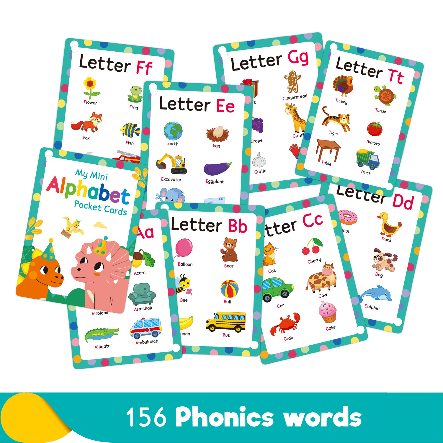 ABC Phonics Flash Cards for Ki - Abc Kids Early Education reseña y precio