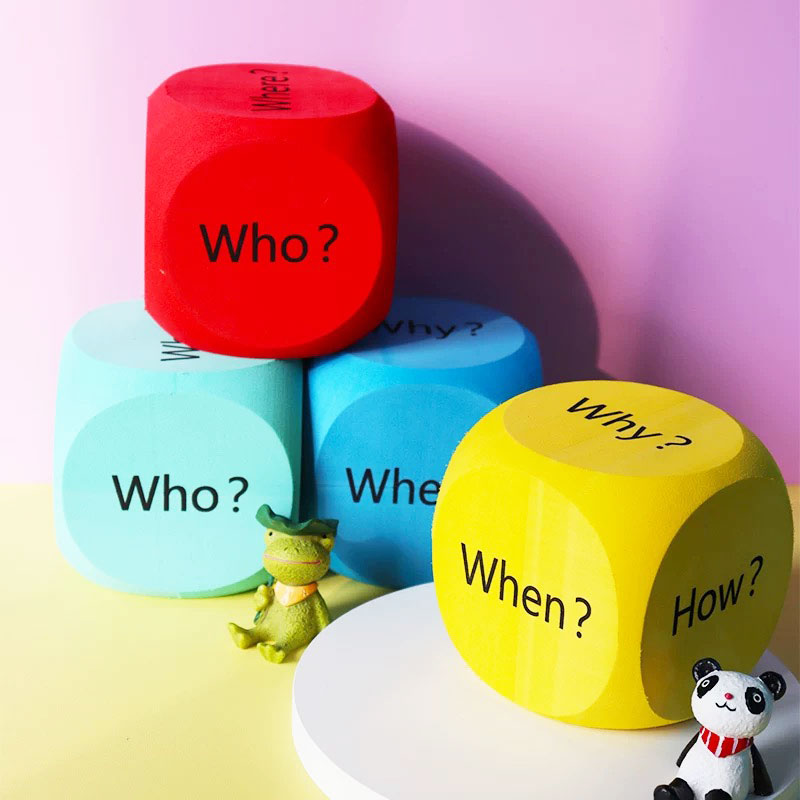 Question words Dice,teaching a - Sight Word Game reseña y precio
