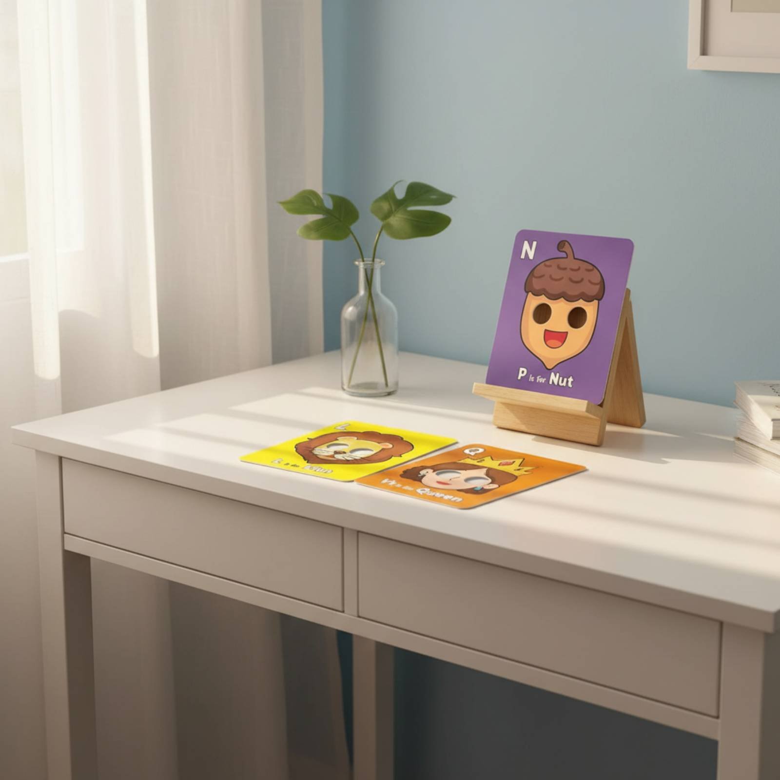 Creature Mask Flash Cards Pres - Flash Card Alphabet reseña y precio