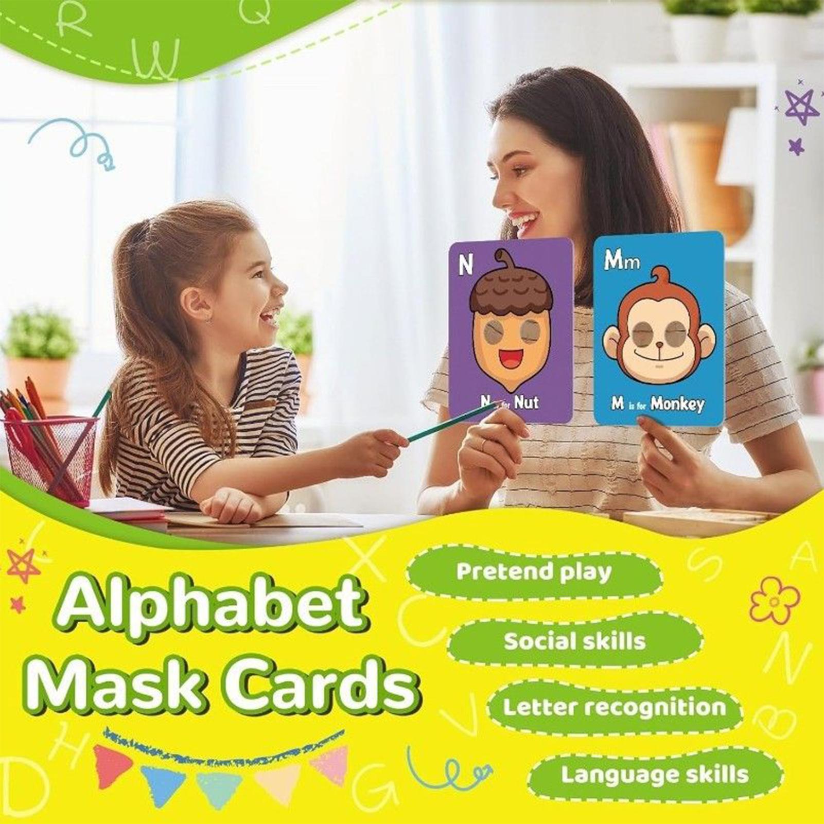 26 Pieces Alphabet Flash Cards - Flash Card Alphabet reseña y precio