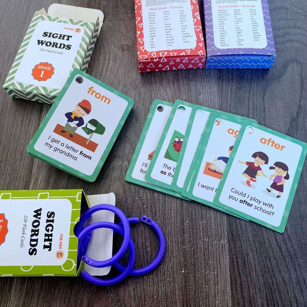 Paper Sight Word Flash Cards W - Sight Word Game reseña y precio