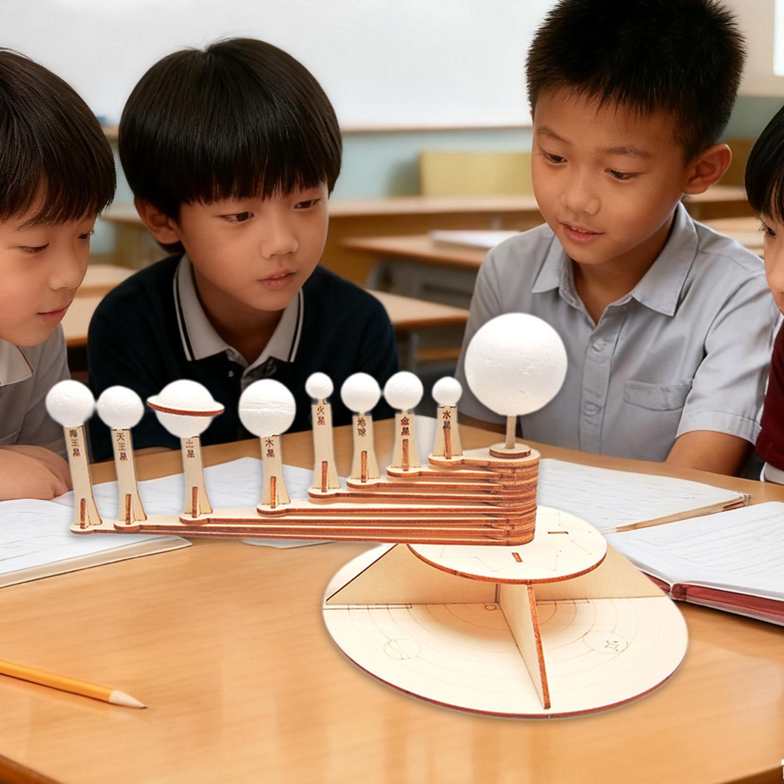 Wooden Building Block Kit Plan - Solar System Model reseña y precio