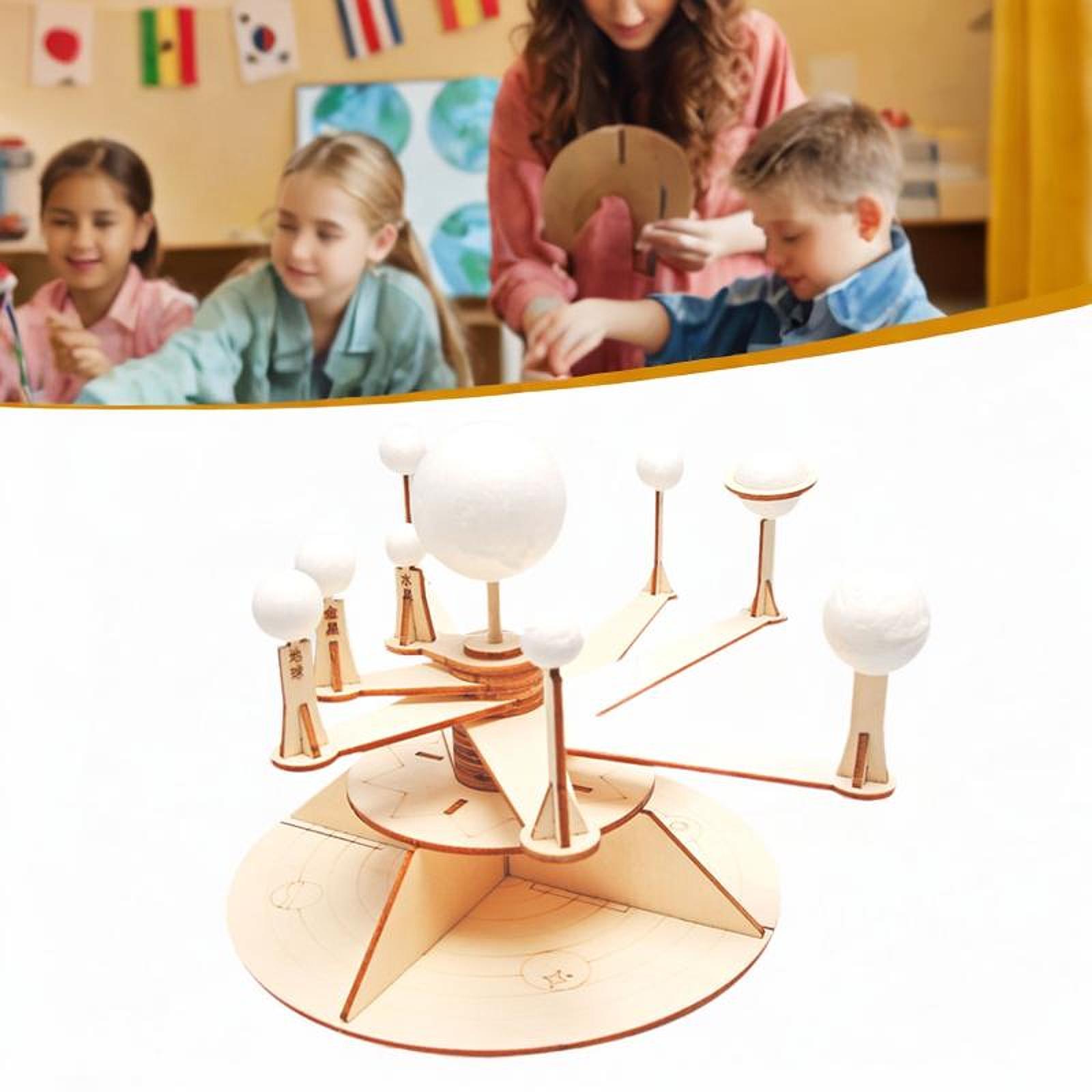 Wooden Building Block Kit Plan - Solar System Model reseña y precio