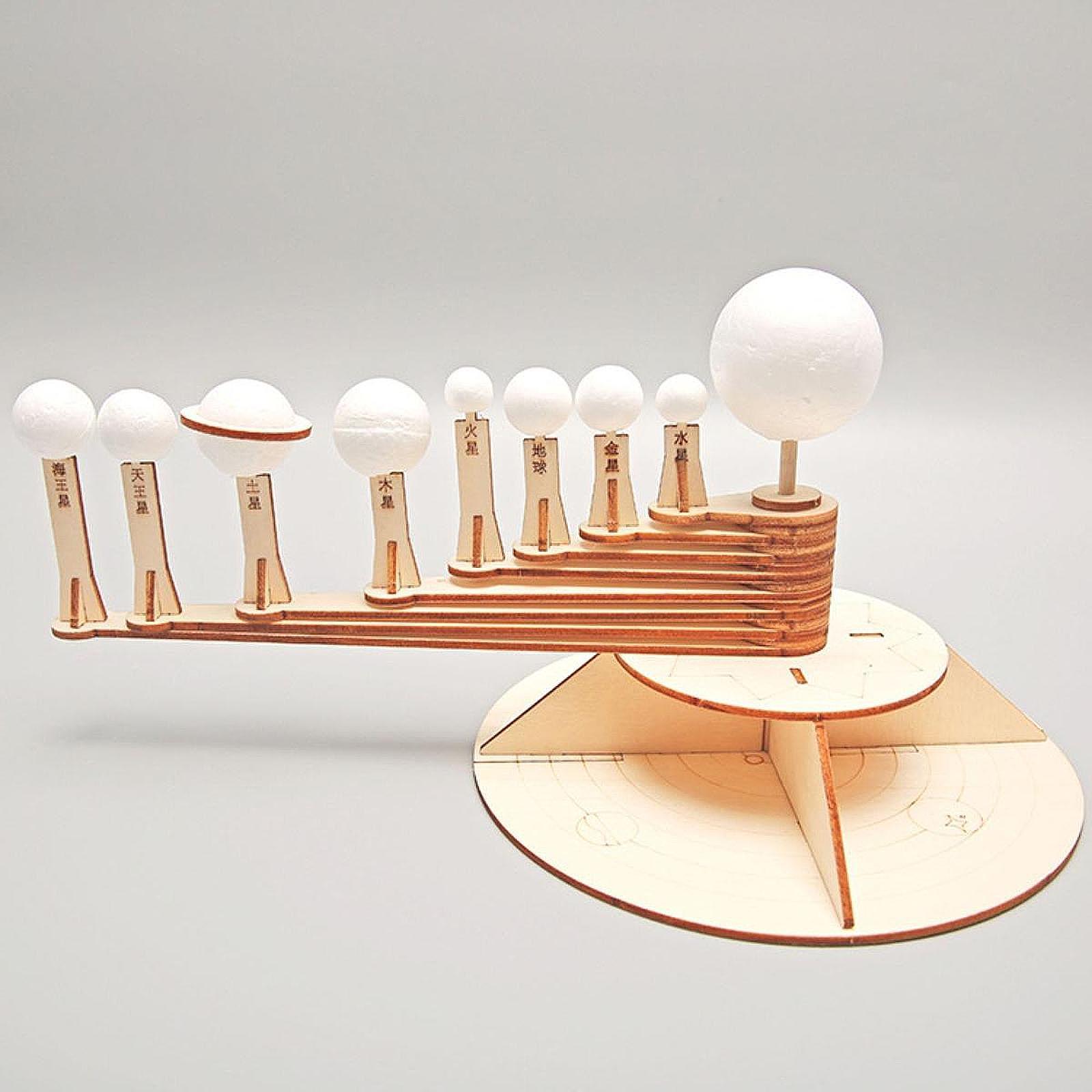 Wooden Building Block Kit Plan - Solar System Model reseña y precio