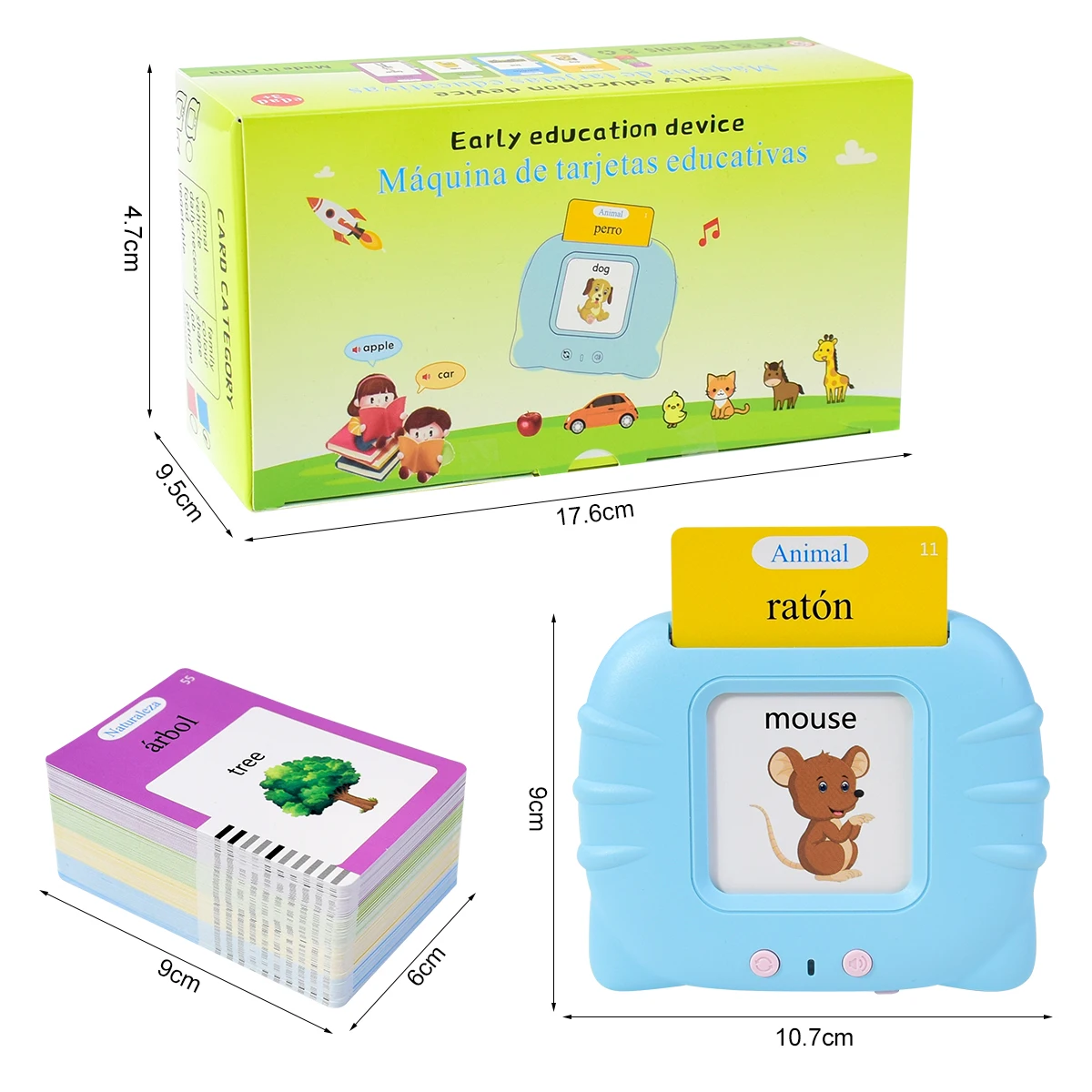 Electronic Spanish Cognitive C - Flash Card Alphabet reseña y precio