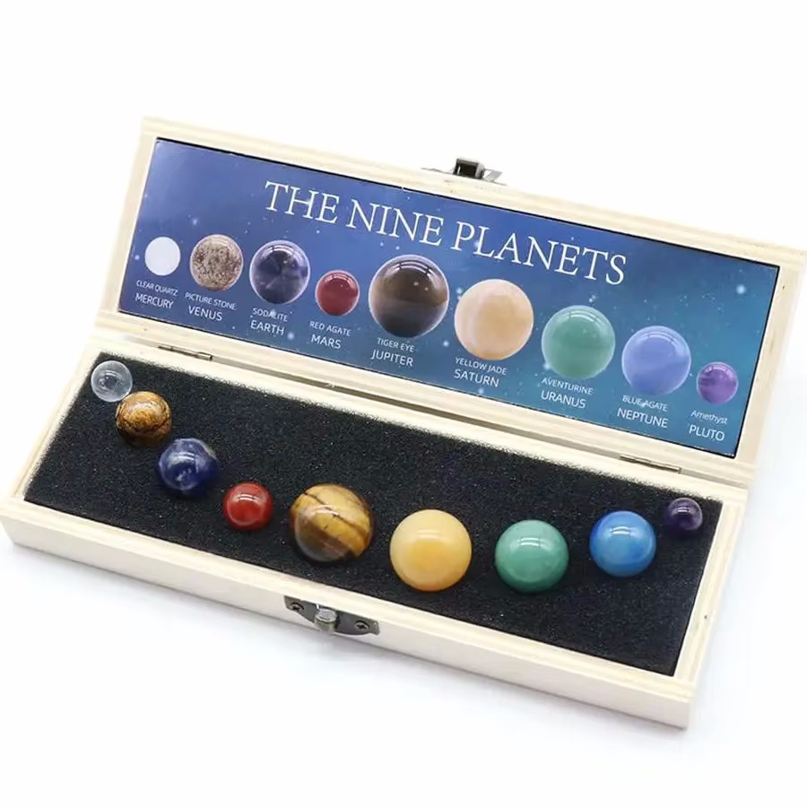 9 Planets Solar System Crystal - Solar System Model reseña y precio