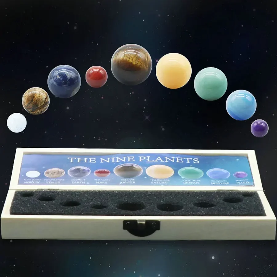 9 Planets Solar System Crystal - Solar System Model reseña y precio