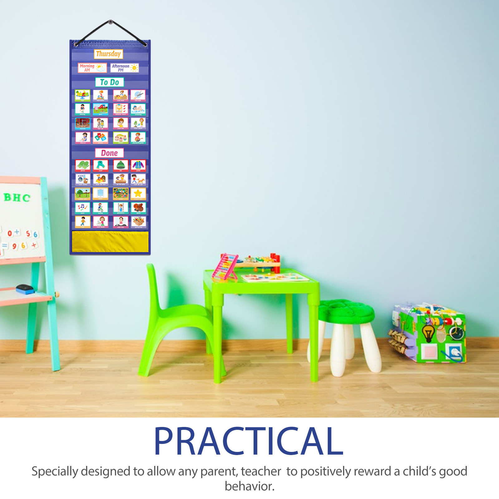 1Set Kids Daily Routine Chart  - Kids Education Plan reseña y precio