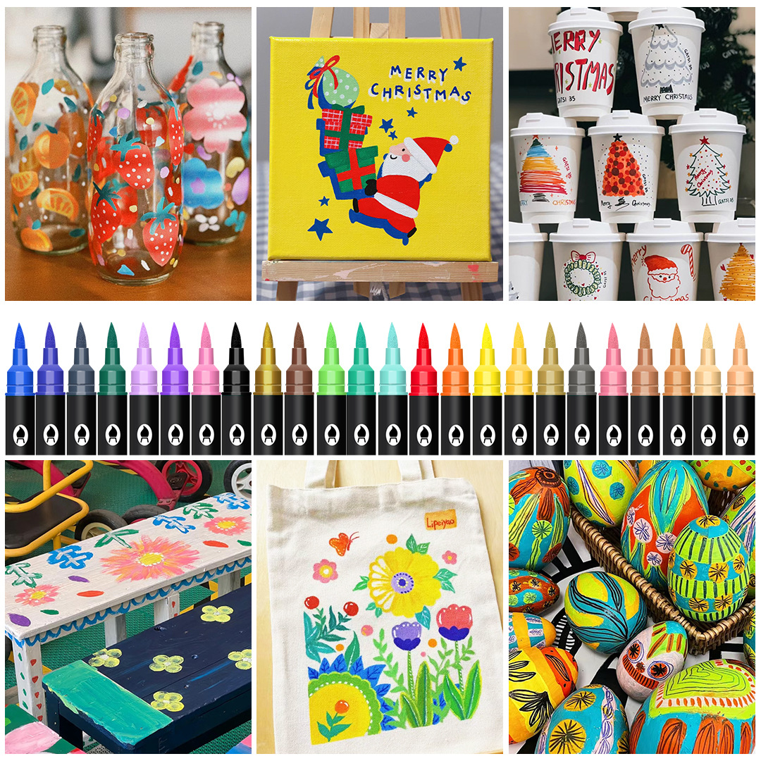 Acrylic Paint Markers Dual Tip - Kids Education Tips reseña y precio