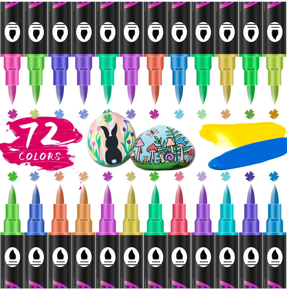 Acrylic Paint Markers Dual Tip - Kids Education Tips reseña y precio