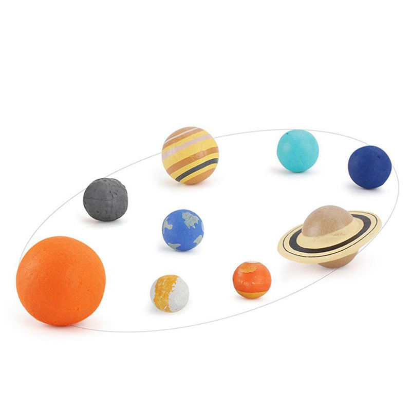 9 Pcs/Set Simulation The Solar - Solar System Model reseña y precio