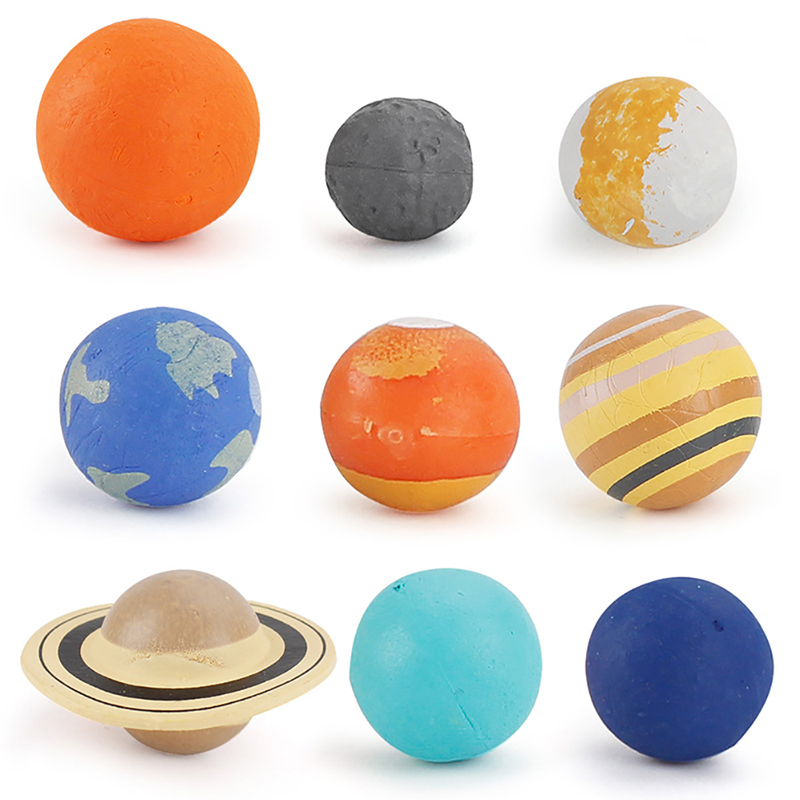9 Pcs/Set Simulation The Solar - Solar System Model reseña y precio