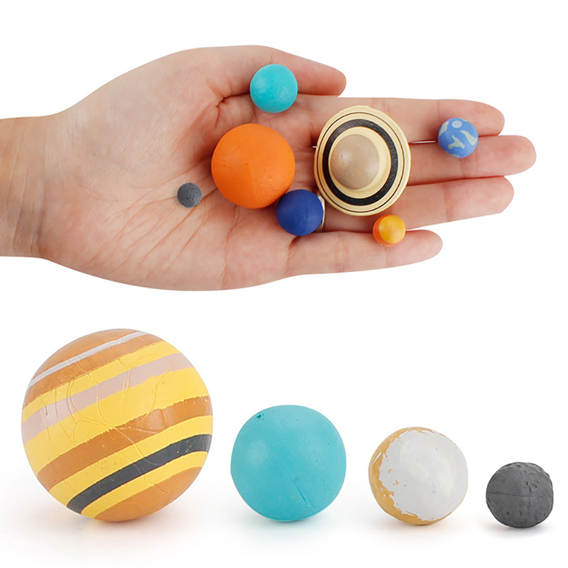 9 Pcs/Set Simulation The Solar - Solar System Model reseña y precio