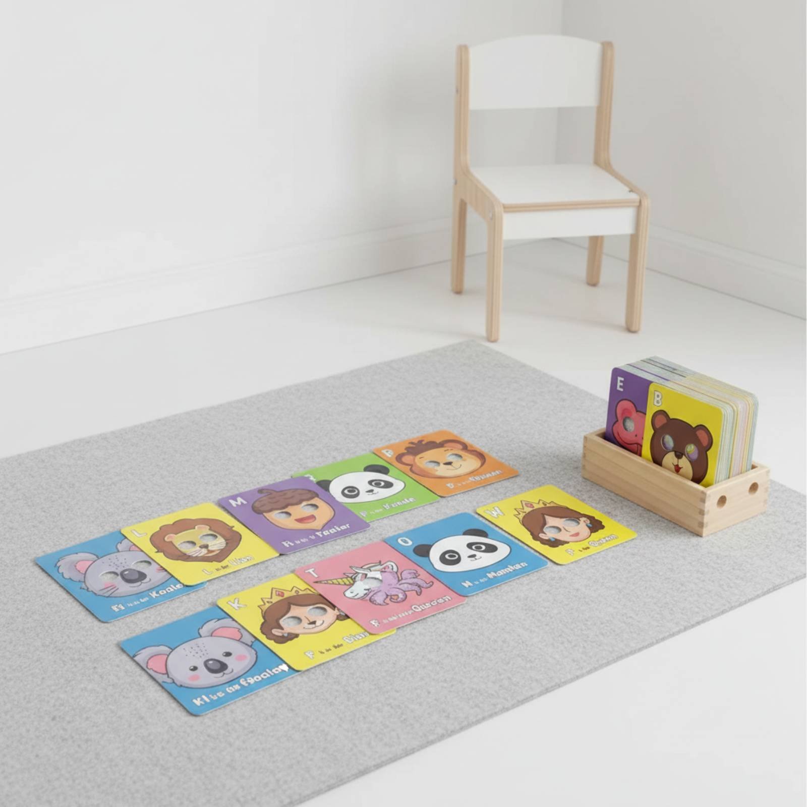 Creature Mask Flash Cards Inte - Flash Card Alphabet reseña y precio