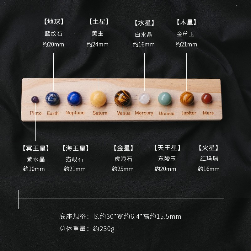 Crystal Sphere Planet Solar Sy - Solar System Model reseña y precio