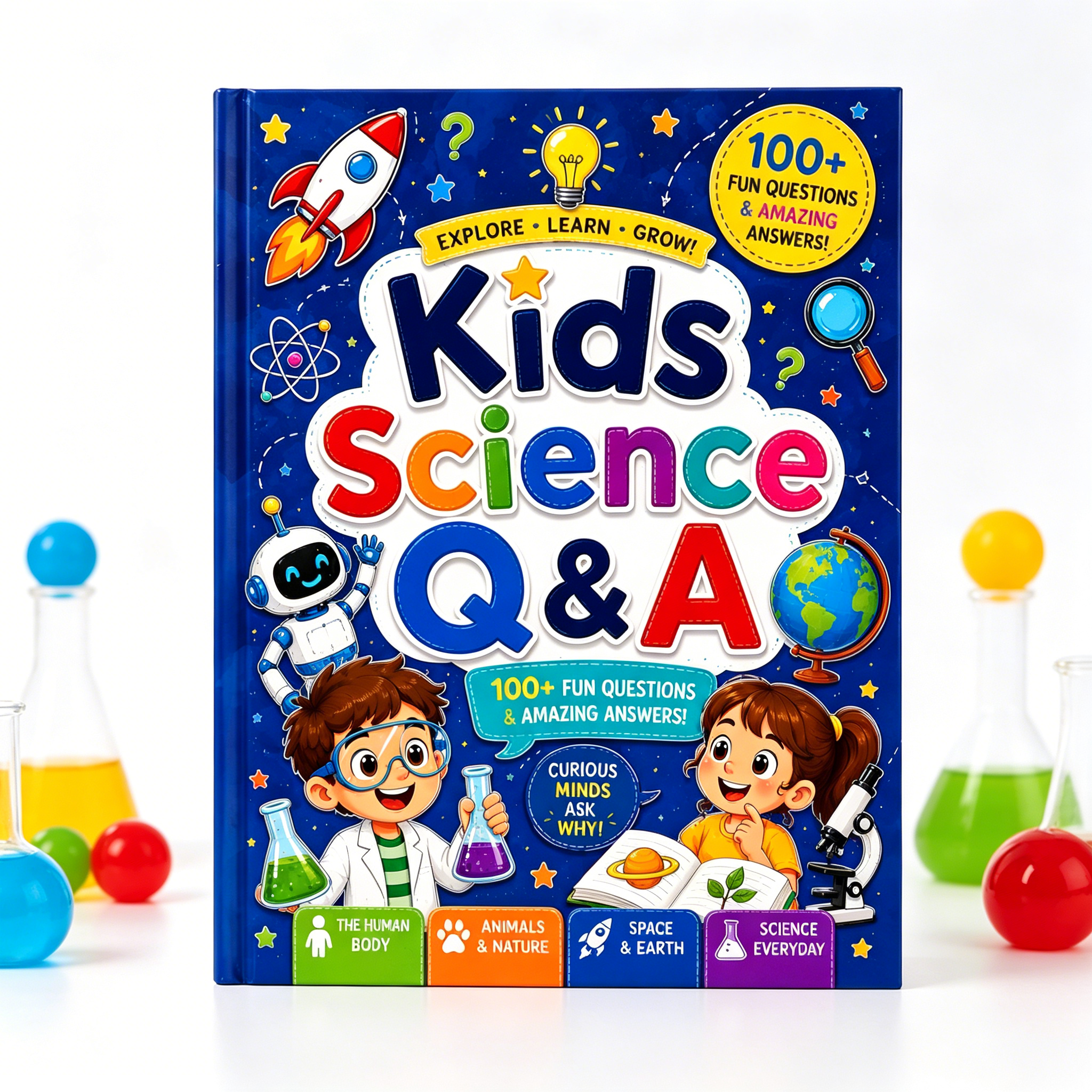 Kids Science Q&A Book for Curi - Kids Education Questions reseña y precio
