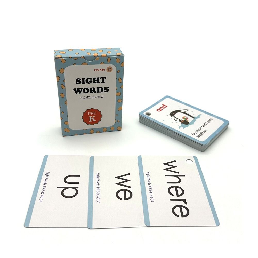 Paper Sight Word Flash Cards A - Sight Word Game reseña y precio