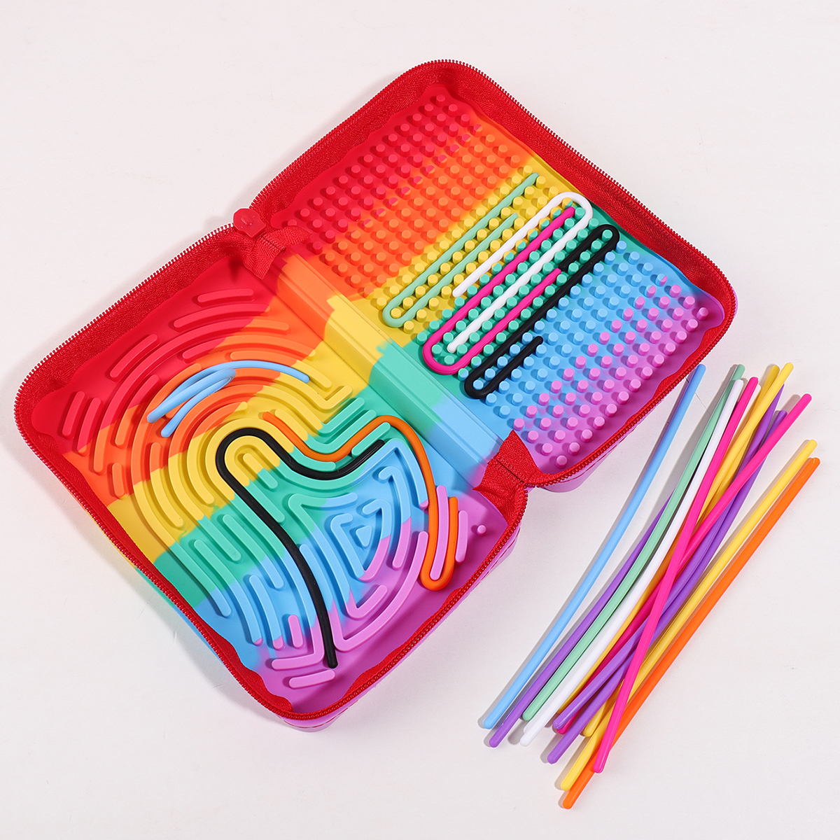 Silicone Rainbow Desk Statione - Kids Educational Resources reseña y precio