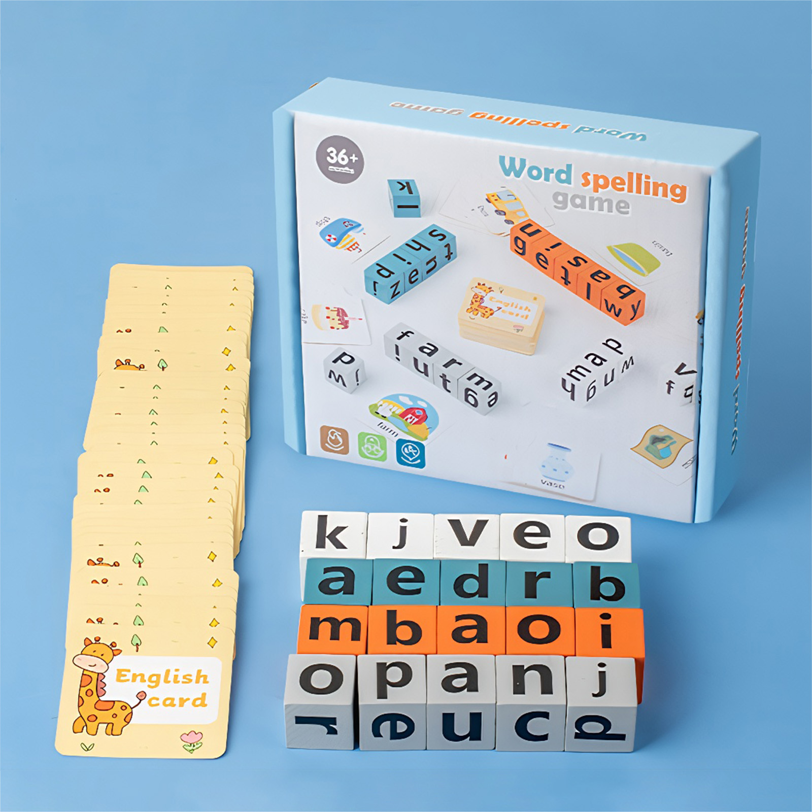 Word Spelling Alphabet Game 64 - Flash Card Alphabet reseña y precio
