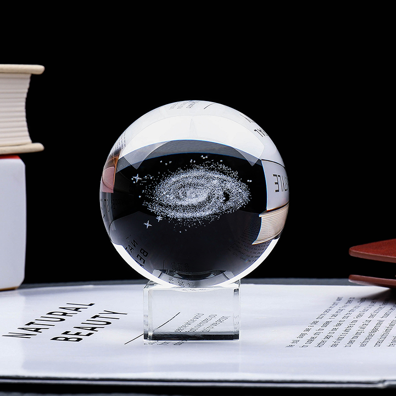80mm Milky Way Galaxy Crystal  - Solar System Model reseña y precio