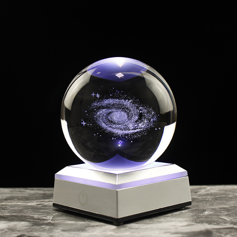 80mm Milky Way Galaxy Crystal  - Solar System Model reseña y precio