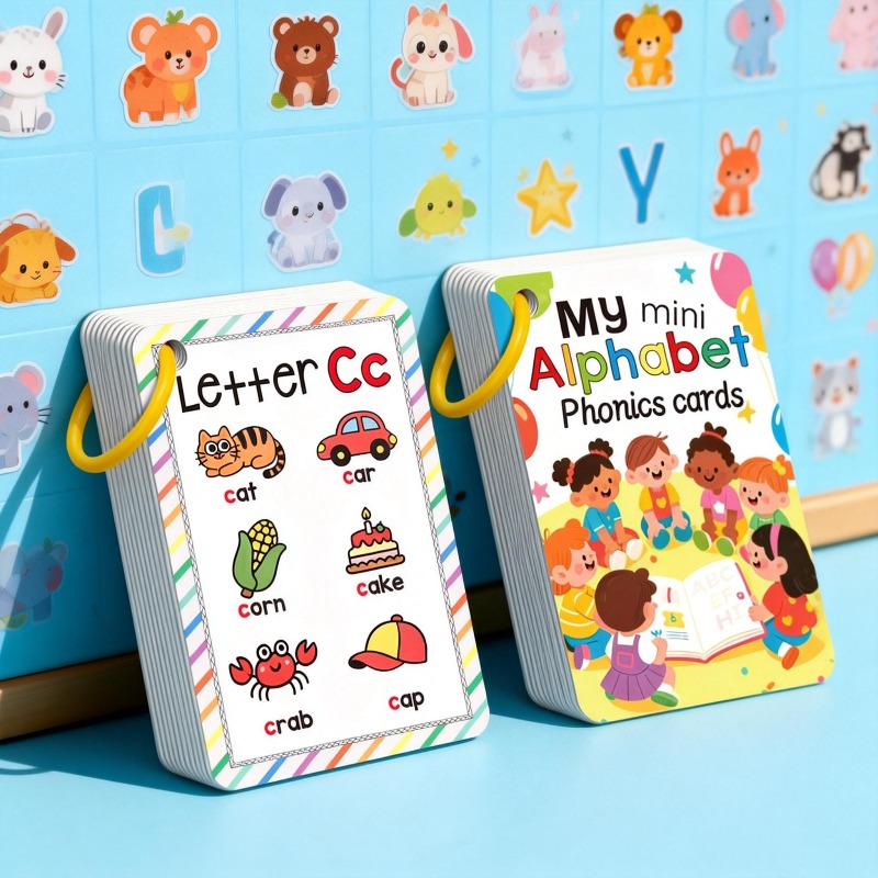 Enhance Color Animal Alphabet  - Flash Card Alphabet reseña y precio