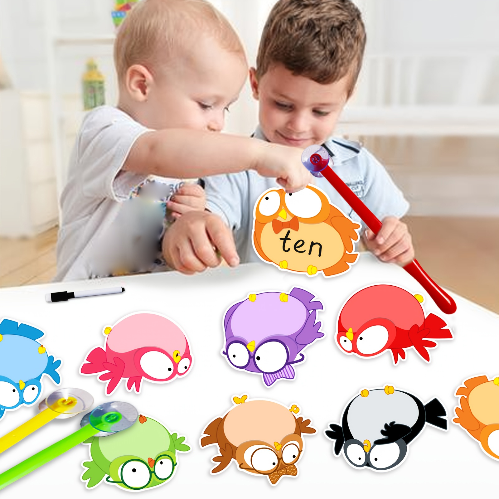24Pcs Swat-a-Bird Game,Erasabl - Sight Word Game reseña y precio