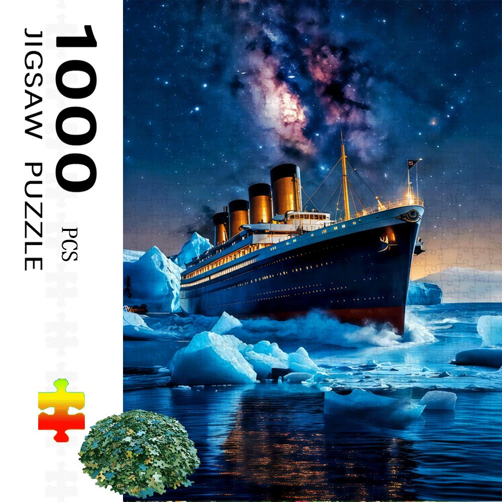 1000pcs Large Titanic Ship & I - Brain Teaser Cube reseña y precio