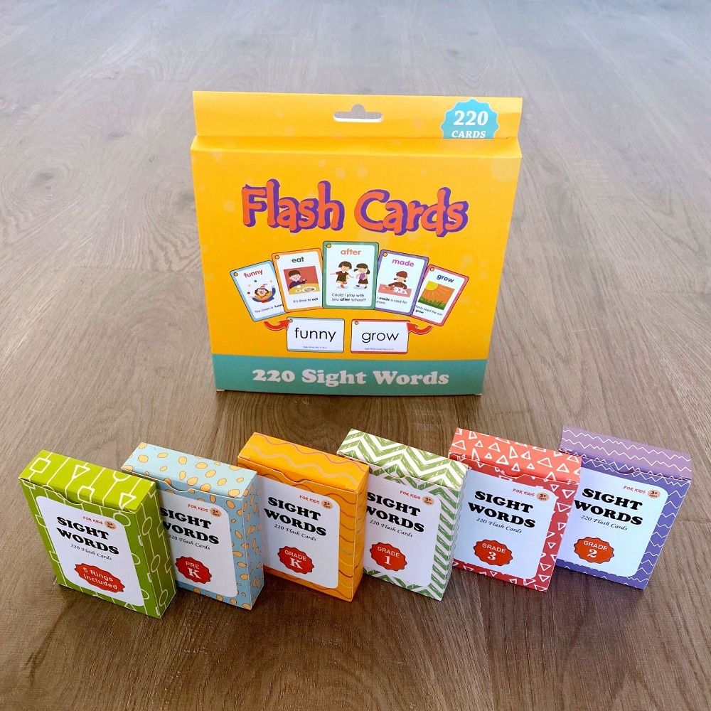 Paper Sight Word Flash Cards W - Sight Word Game reseña y precio