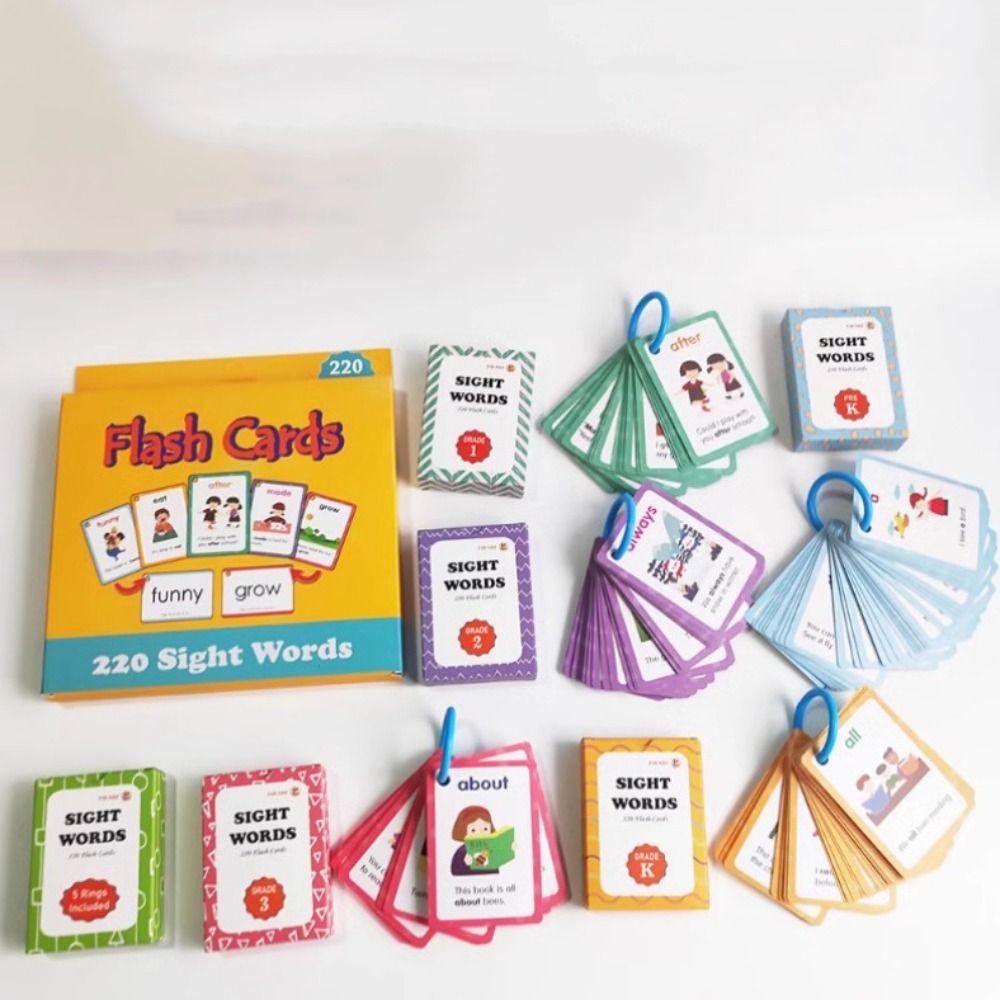 Paper Sight Word Flash Cards W - Sight Word Game reseña y precio