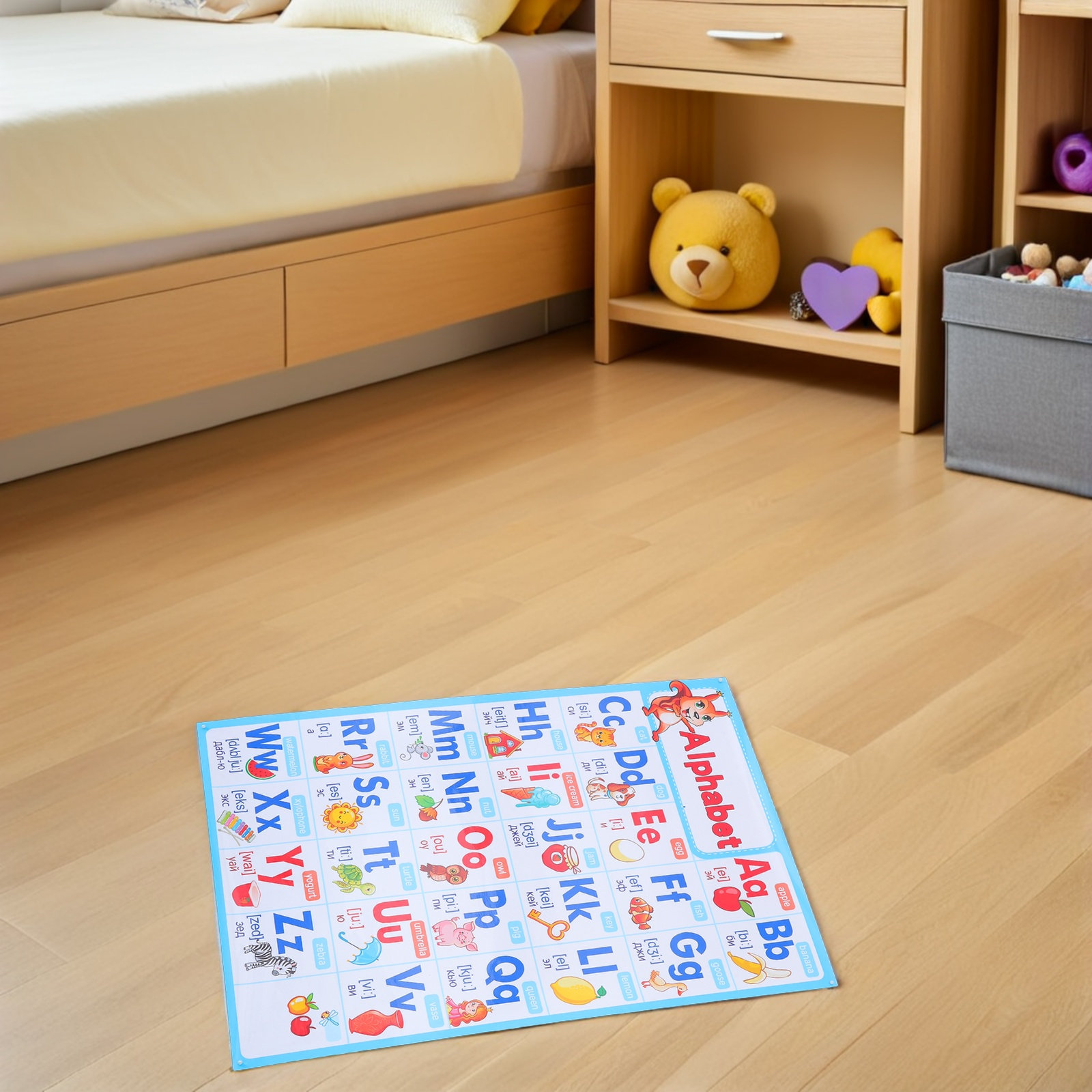 Alphabet Poster Chart Preschoo - Abc Kids Early Education reseña y precio