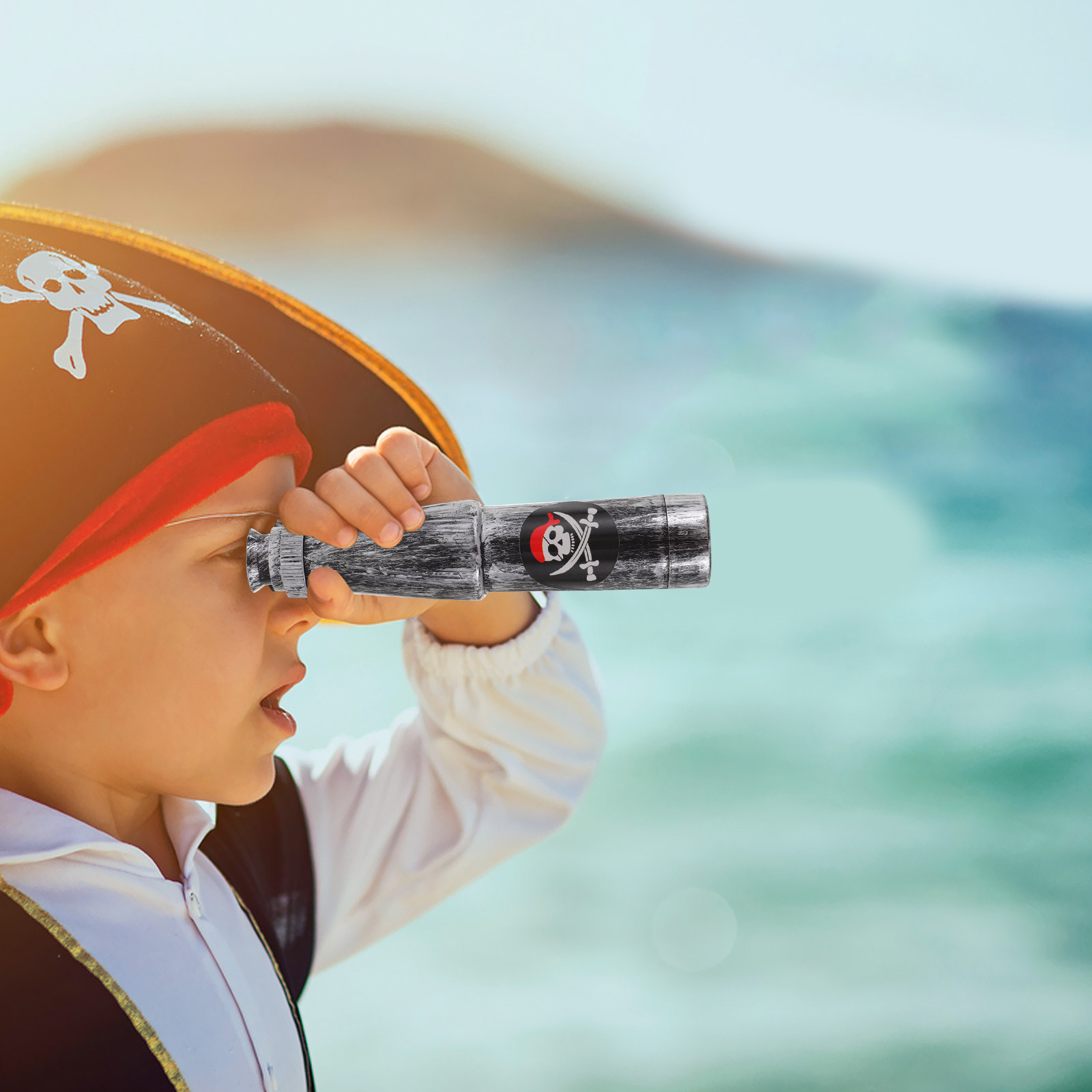 6Pcs Pirate Themed Telescope f - Kids Education Youtube reseña y precio