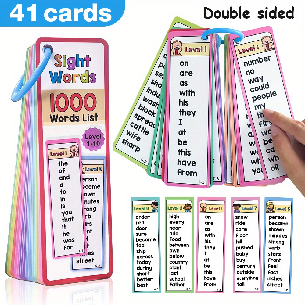 1000 Sight Words Flash Cards f - Sight Word Game reseña y precio